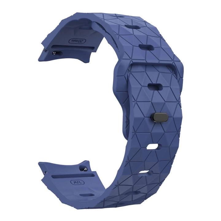 Galaxy Waych 5 44mm Redclick KRD-116 20mm Futbol Desenli Spor Tasarımlı Silikon Kordon