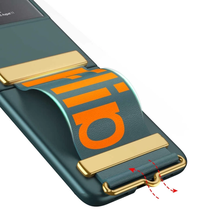 Galaxy Z Flip 3 Kılıf Redclick Flio Kıpta Kapak