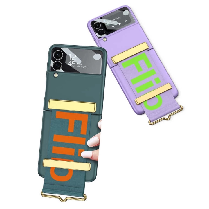 Galaxy Z Flip 3 Kılıf Redclick Flio Kıpta Kapak