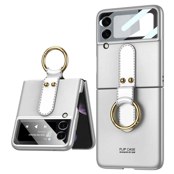 Galaxy Z Flip 3 Kılıf Redclick Flip Ring Kıpta Kapak