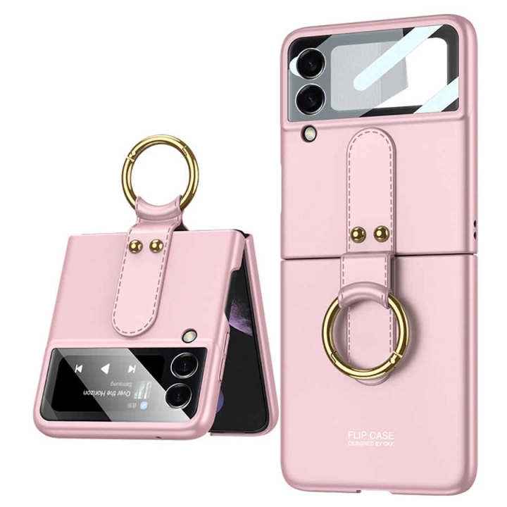 Galaxy Z Flip 3 Kılıf Redclick Flip Ring Kıpta Kapak