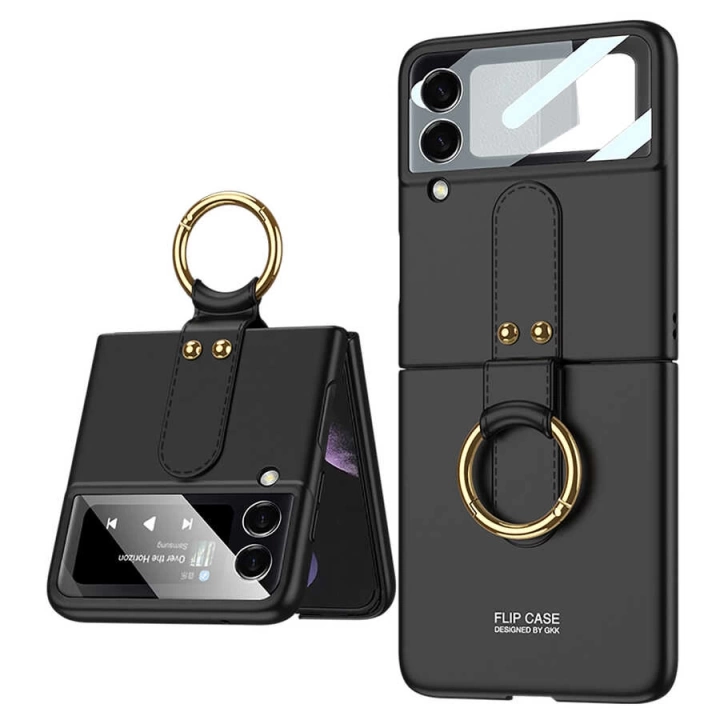 Galaxy Z Flip 3 Kılıf Redclick Flip Ring Kıpta Kapak