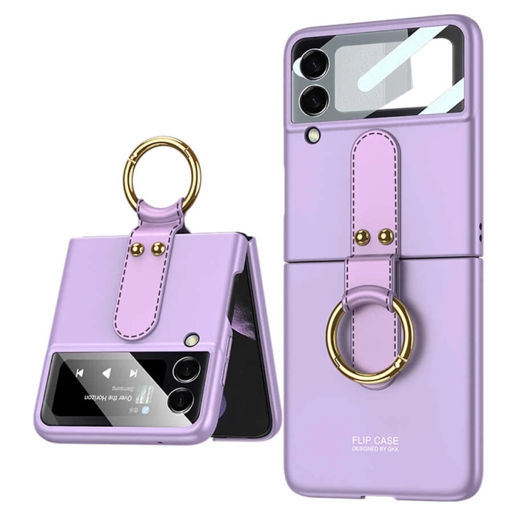 Galaxy Z Flip 3 Kılıf Redclick Flip Ring Kıpta Kapak