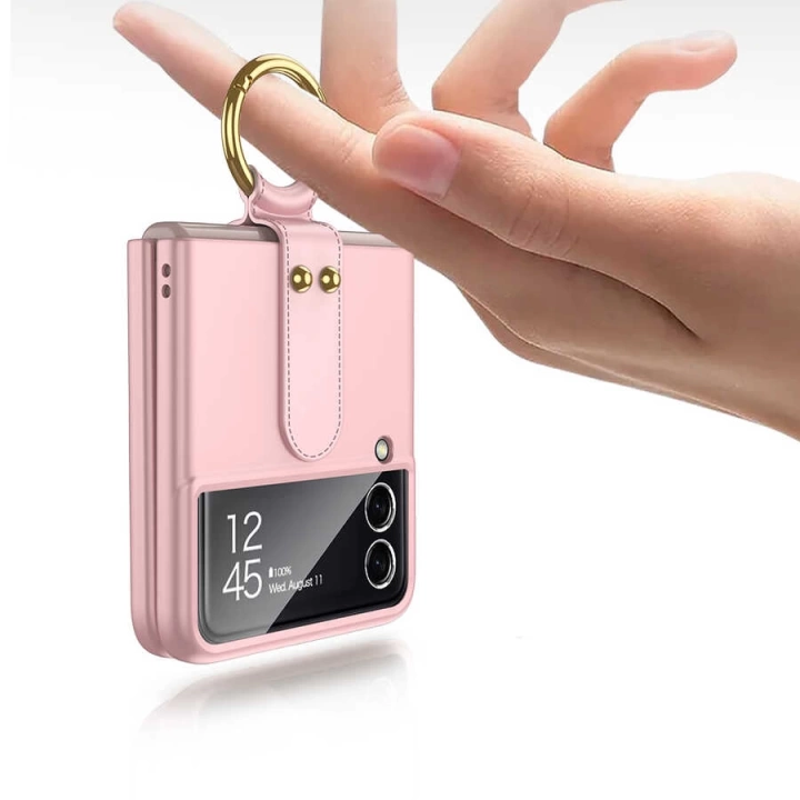 Galaxy Z Flip 3 Kılıf Redclick Flip Ring Kıpta Kapak