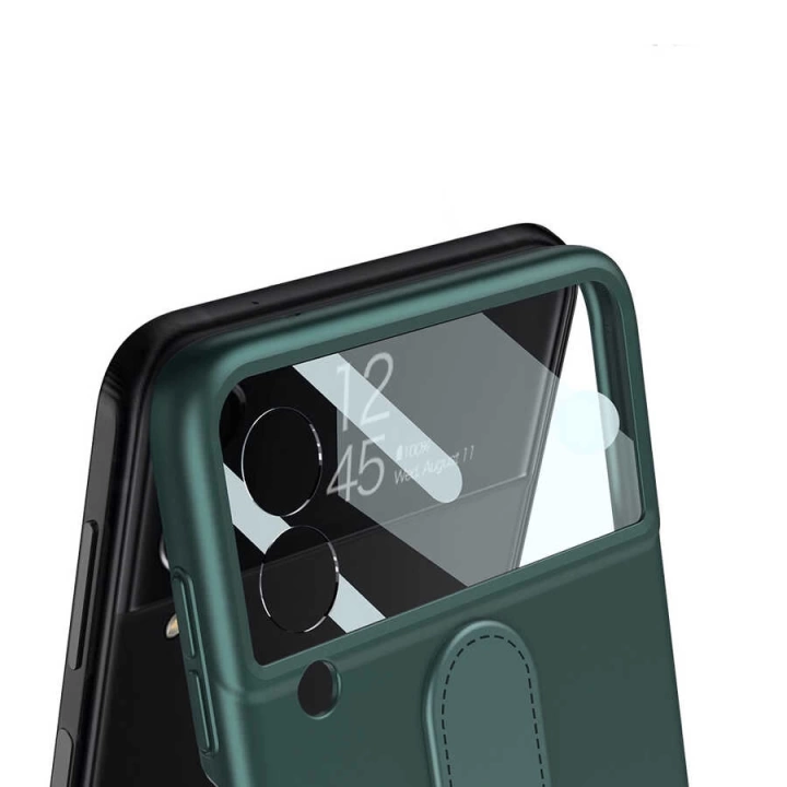 Galaxy Z Flip 3 Kılıf Redclick Flip Ring Kıpta Kapak