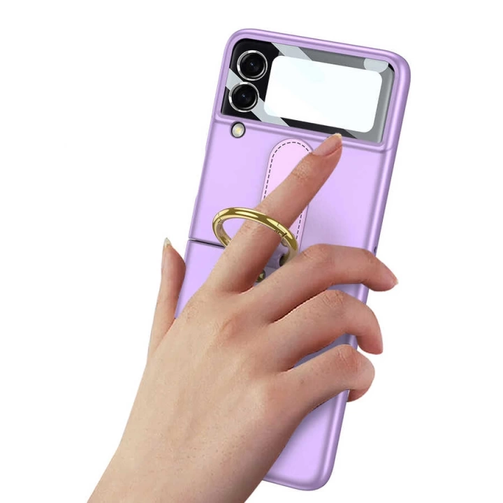 Galaxy Z Flip 3 Kılıf Redclick Flip Ring Kıpta Kapak