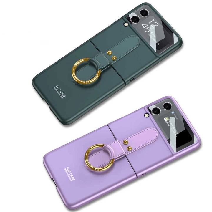 Galaxy Z Flip 3 Kılıf Redclick Flip Ring Kıpta Kapak