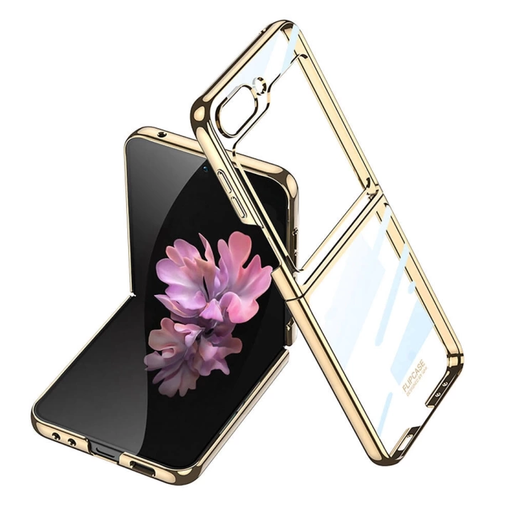 Galaxy Z Flip 6 Kılıf Redclick Full Camlı Kıpta Kapak