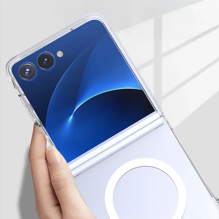 Galaxy Z Flip 7 Kılıf Kamera Korumalı M-safe Sert PC Redclick Porto Kapak