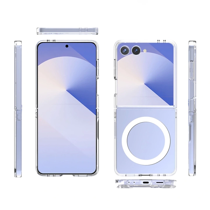 Galaxy Z Flip 7 Kılıf Kamera Korumalı M-safe Sert PC Redclick Porto Kapak