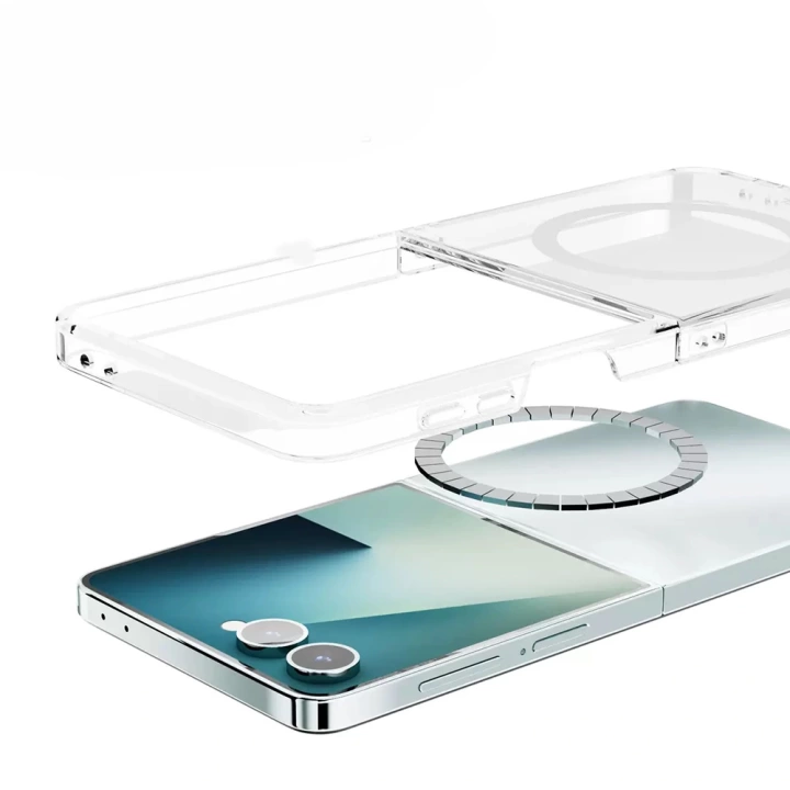 Galaxy Z Flip 7 Kılıf Kamera Korumalı M-safe Sert PC Redclick Porto Kapak