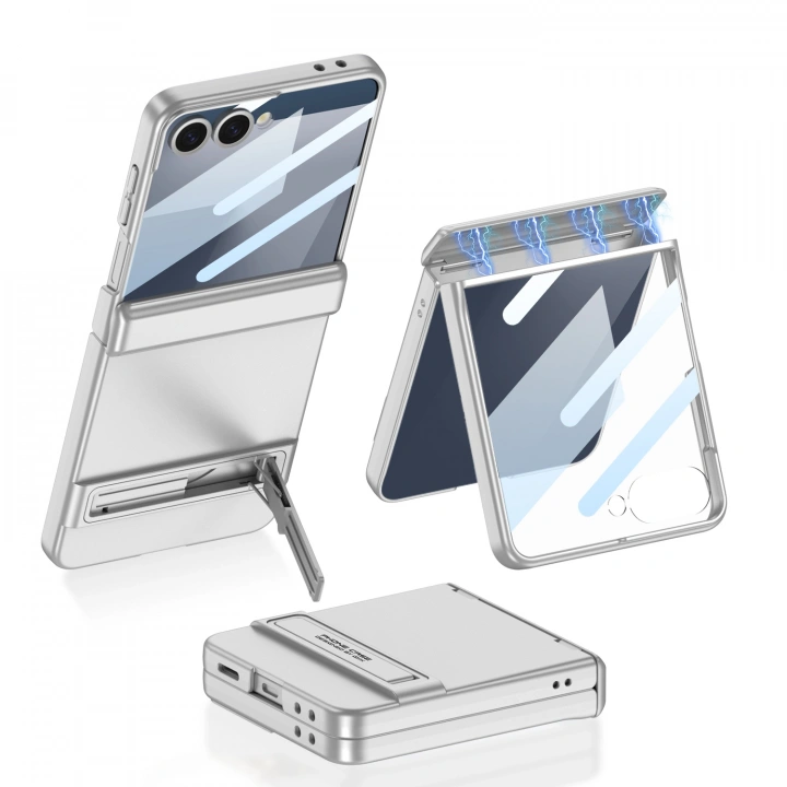 Galaxy Z Flip 7 Kılıf Redclick Kıpta Standlı Kapak