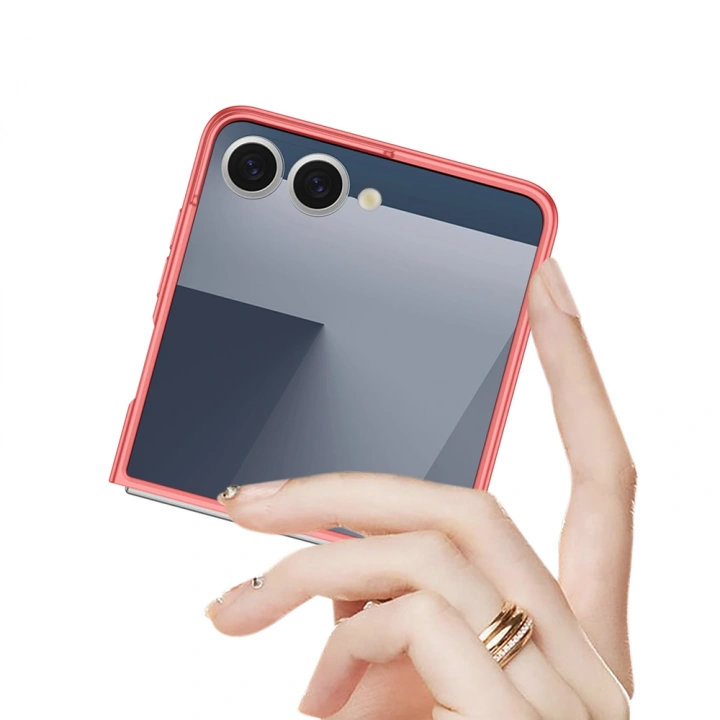 Galaxy Z Flip 7 Kılıf Redclick Sert Kıpta Kapak