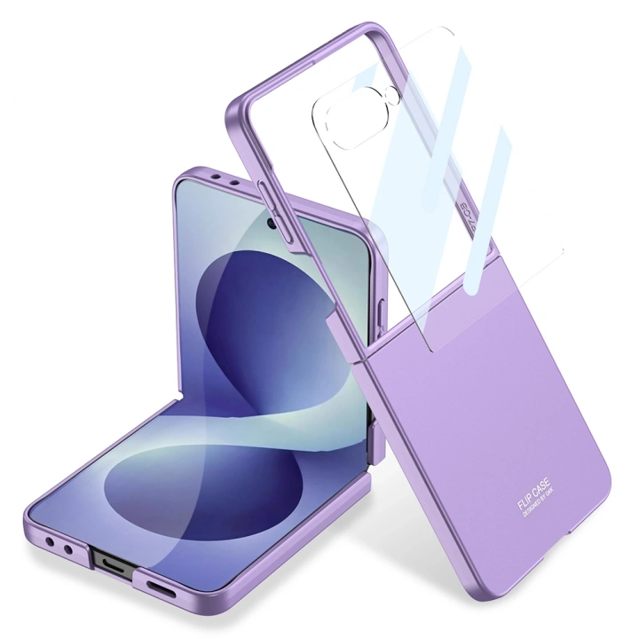 Galaxy Z Flip 8 Kılıf Redclick Sert Kıpta Kapak