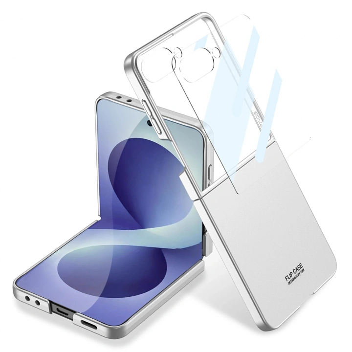 Galaxy Z Flip 8 Kılıf Redclick Sert Kıpta Kapak