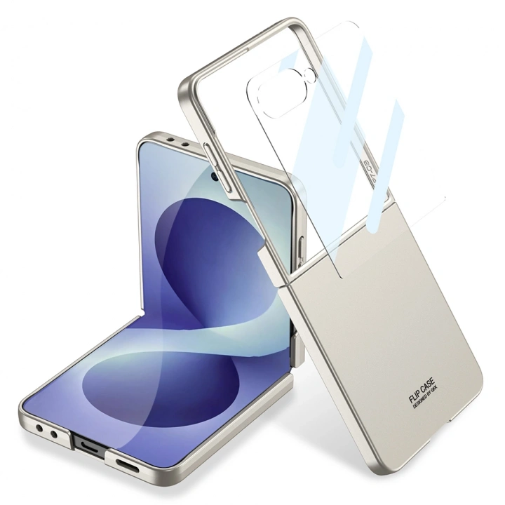 Galaxy Z Flip 8 Kılıf Redclick Sert Kıpta Kapak