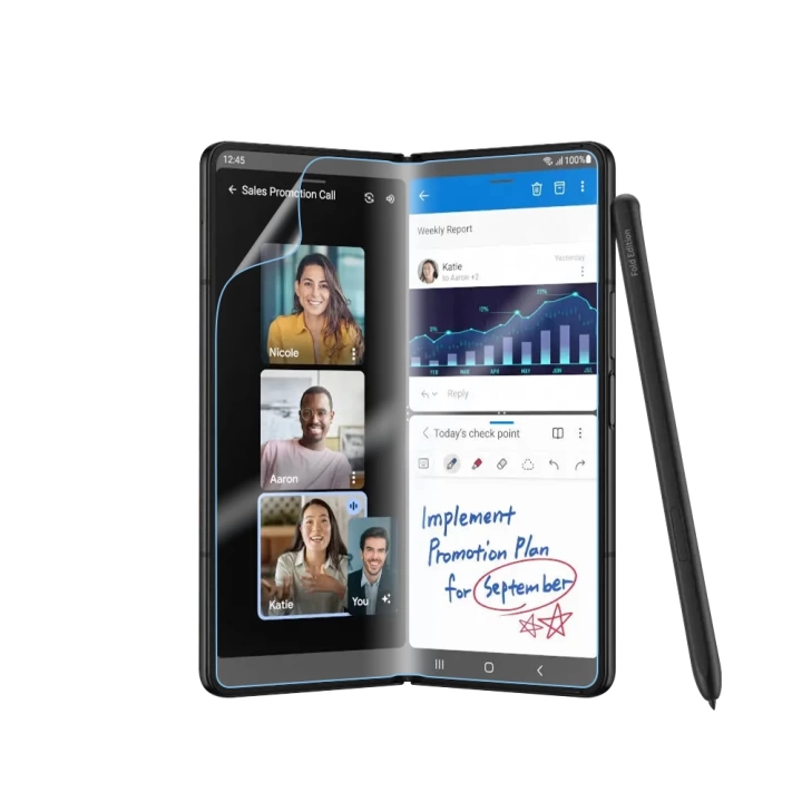 Galaxy Z Fold 2 Redclick Hizalama Aparatlı S-Fit Body Ekran Koruyucu