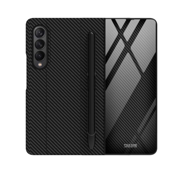 Galaxy Z Fold 3 Kılıf Redclick Kalem Bölmeli Droga Kılıf