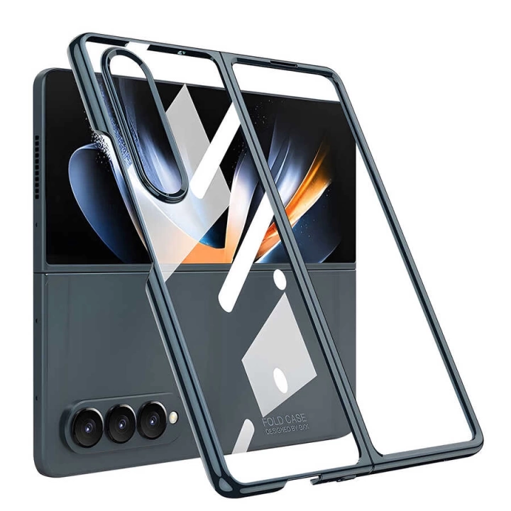 Galaxy Z Fold 4 Kılıf Redclick Full Camlı Kıpta Kapak