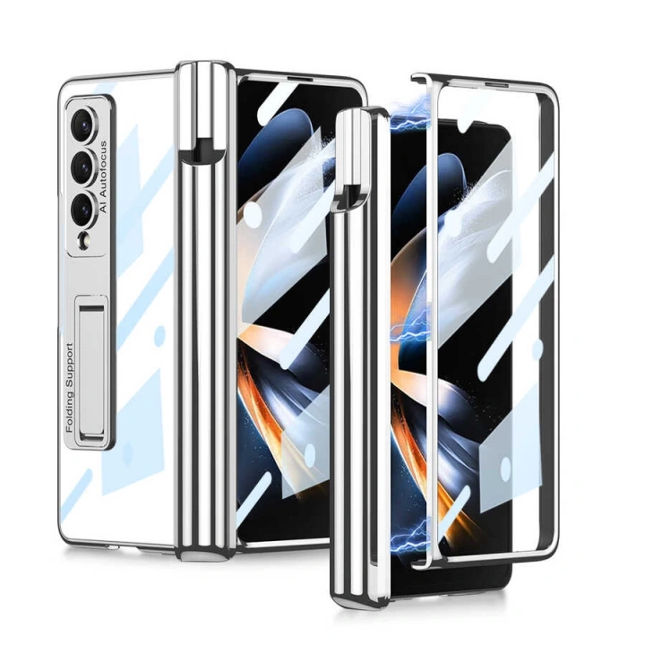 Galaxy Z Fold 4 Kılıf Redclick Kıpta Standlı Kalem Bölmeli Kapak