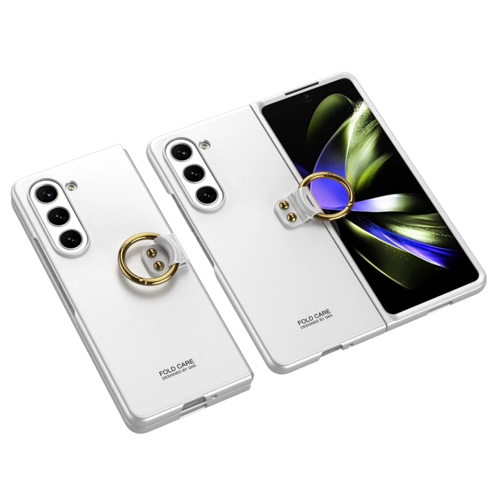 Galaxy Z Fold 5 Kılıf Redclick Kıpta Yüzüklü Flip Sert Kapak