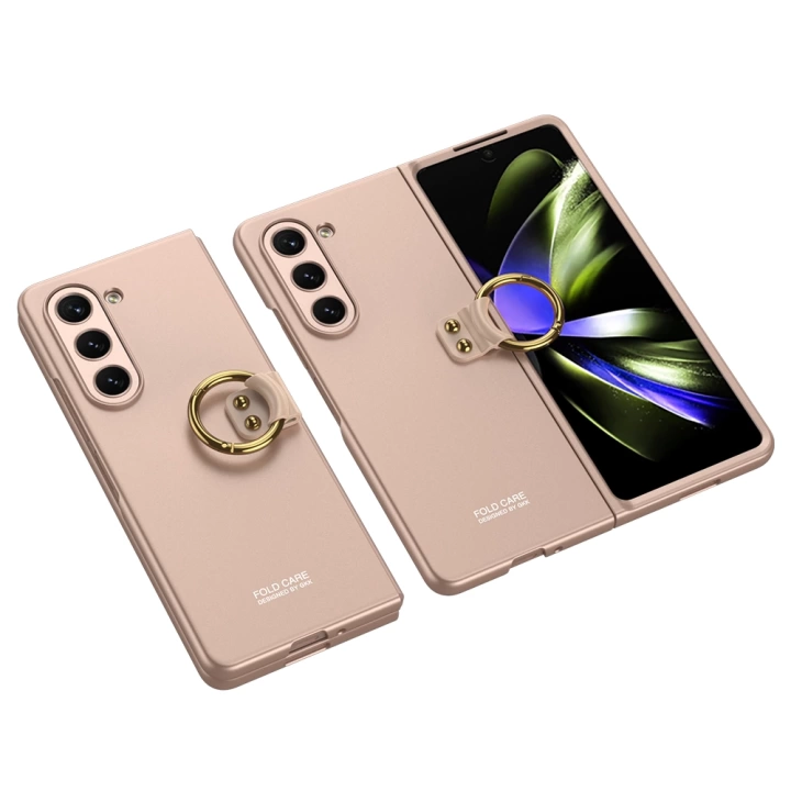 Galaxy Z Fold 5 Kılıf Redclick Kıpta Yüzüklü Flip Sert Kapak