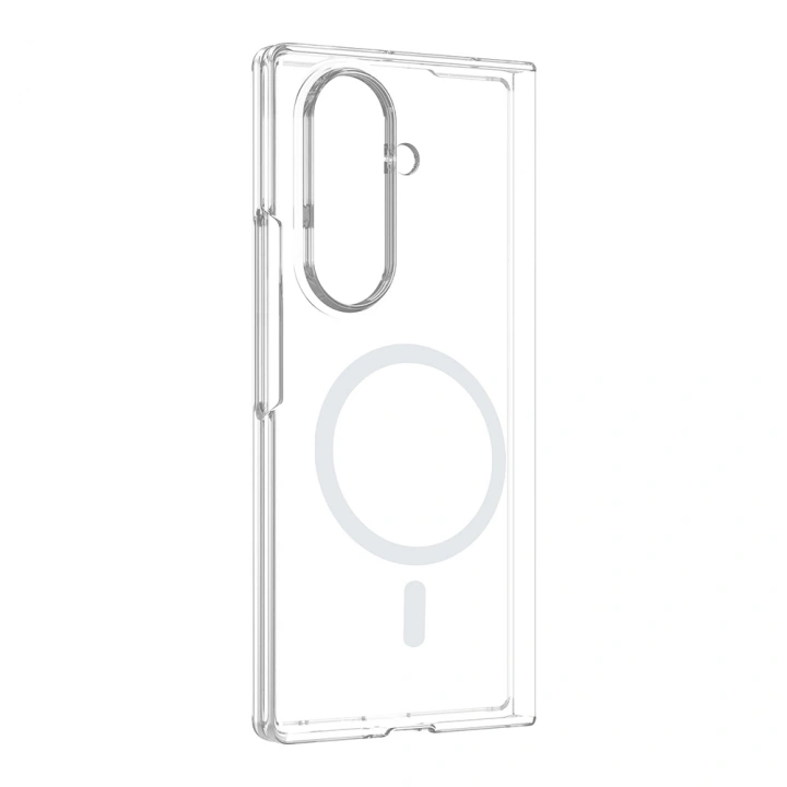 Galaxy Z Fold 6 Kamera Korumalı M-Safe Şarj Özellikli Şeffaf Redclick London Sert PC Kapak