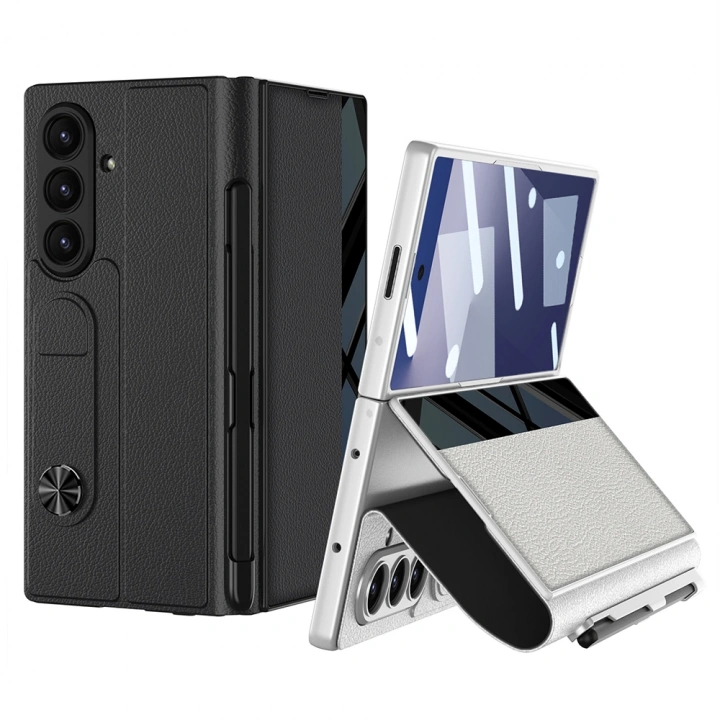 Galaxy Z Fold 7 Kılıf Kamera Korumalı Redclick Kıpta Aynalı Kalem Bölmeli Fest Kapak