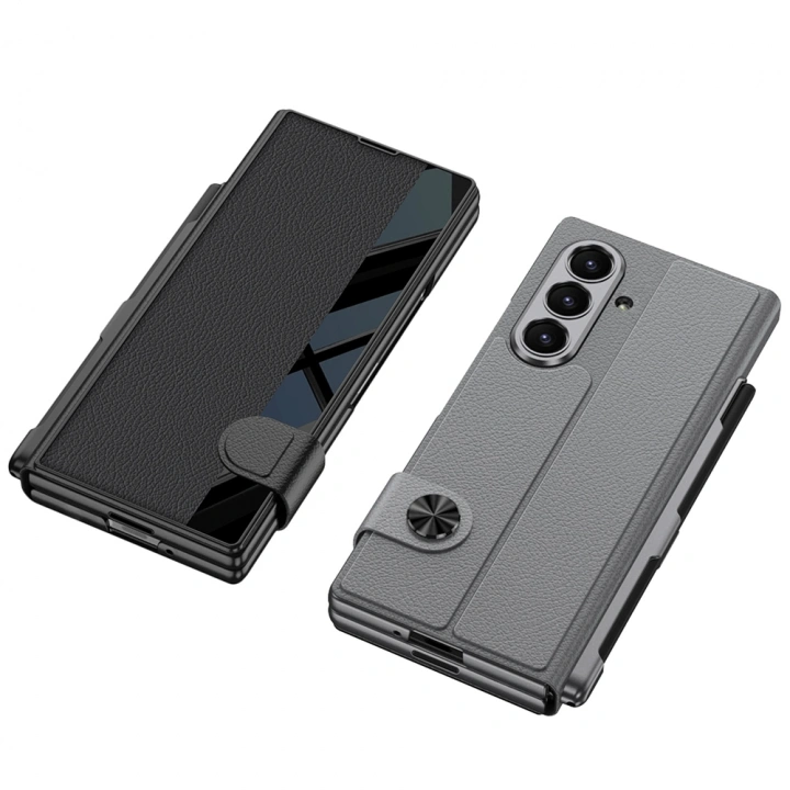 Galaxy Z Fold 7 Kılıf Kamera Korumalı Redclick Kıpta Aynalı Kalem Bölmeli Fest Kapak