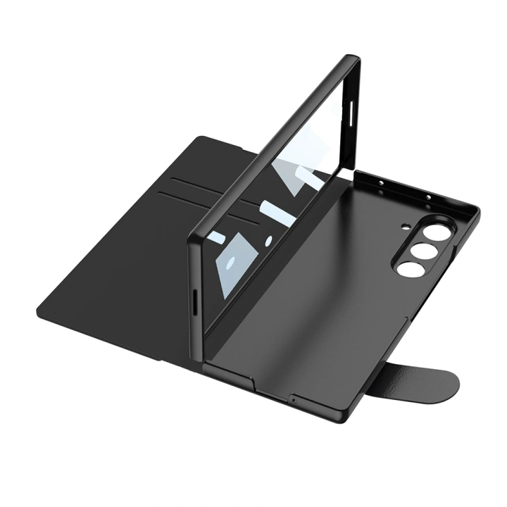 Galaxy Z Fold 7 Kılıf Kamera Korumalı Redclick Kıpta Aynalı Kalem Bölmeli Fest Kapak