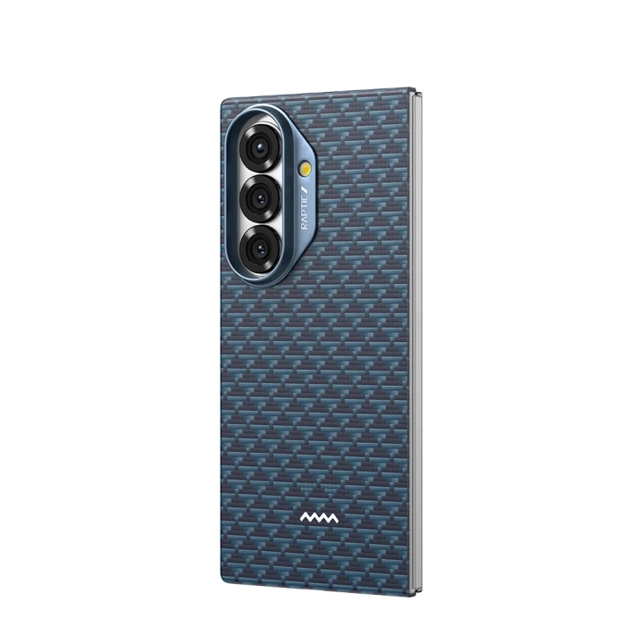 Galaxy Z Fold 7 Kılıf M-safe Şarj Özellikli Raptic Aramid Skin Origin Serisi Kapak