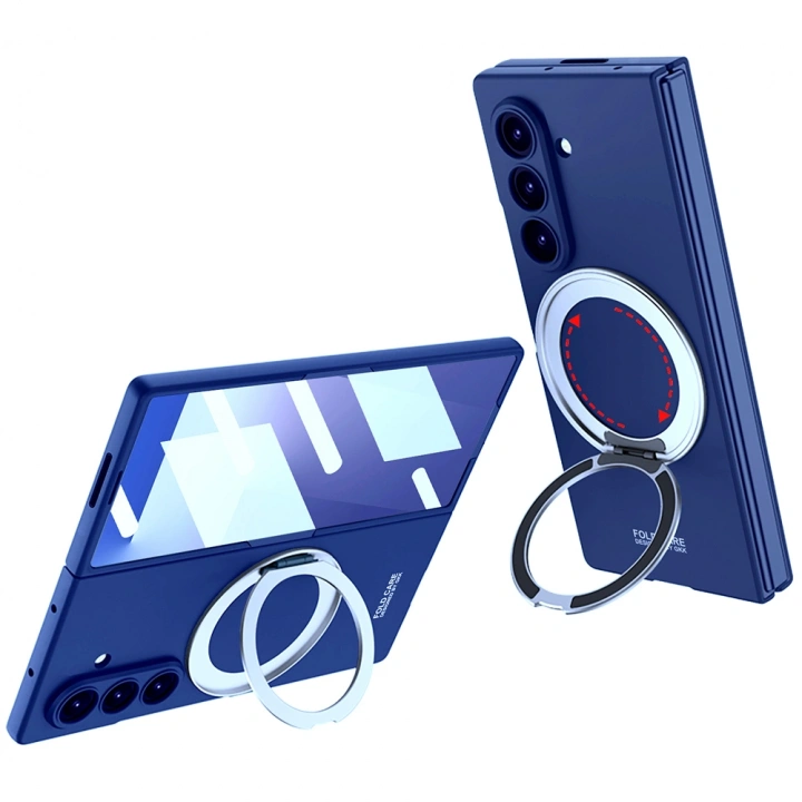 Galaxy Z Fold 7 Kılıf M-safe Şarj Özellikli Redclick Kıpta Yüzüklü Kamera Korumalı Kapak