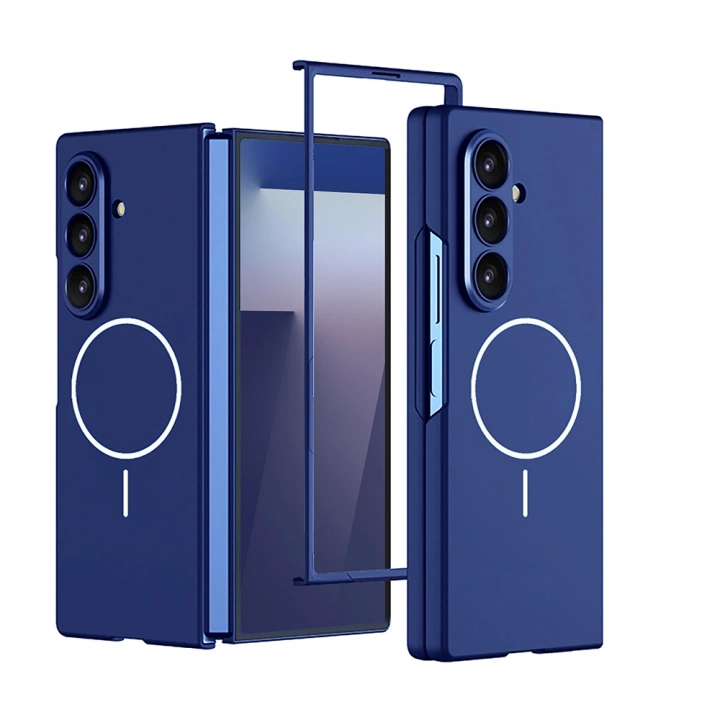 Galaxy Z Fold 7 Kılıf Wireless Şarj Özellikli Redclick Kıpta M-safe Kapak