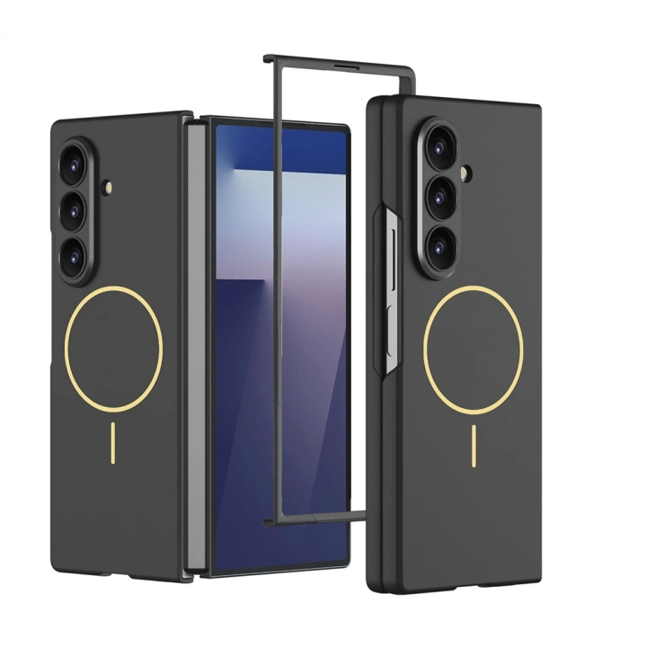 Galaxy Z Fold 7 Kılıf Wireless Şarj Özellikli Redclick Kıpta M-safe Kapak