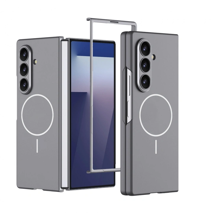 Galaxy Z Fold 7 Kılıf Wireless Şarj Özellikli Redclick Kıpta M-safe Kapak