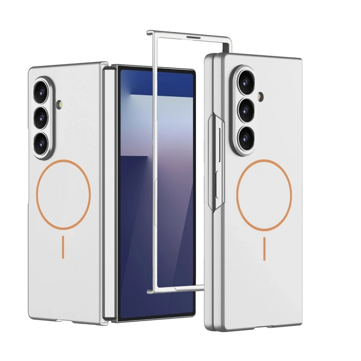 Galaxy Z Fold 7 Kılıf Wireless Şarj Özellikli Redclick Kıpta M-safe Kapak