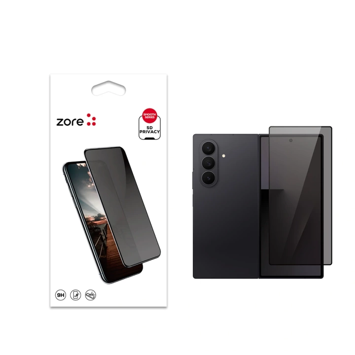 Galaxy Z Fold 7 Redclick New 5D Privacy Temperli Ekran Koruyucu