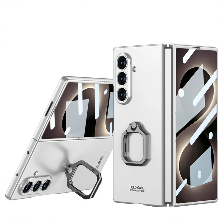 Galaxy Z Fold 8 Ultra Kılıf Redclick Kıpta Flip Ring Kamera Korumalı Kapak