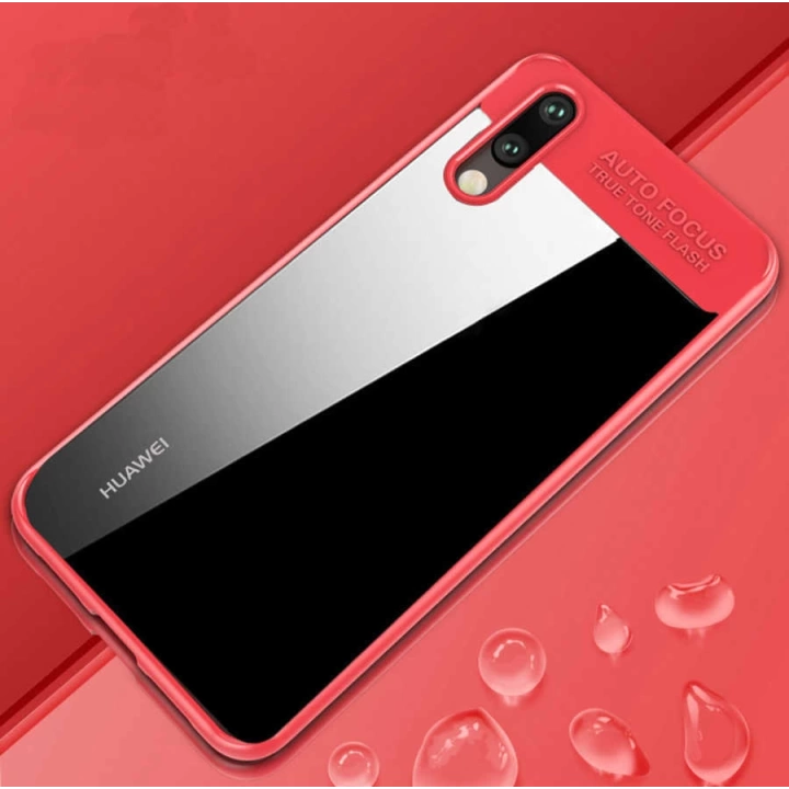 Huawei P20 Kılıf Redclick Buttom Kapak