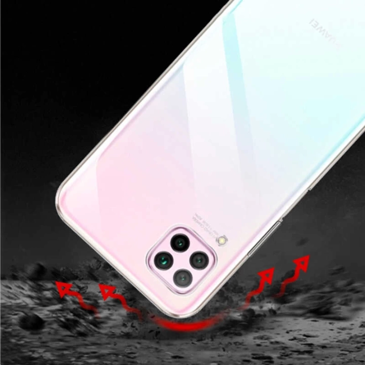 Huawei P40 Lite Kılıf Redclick Süper Silikon Kapak