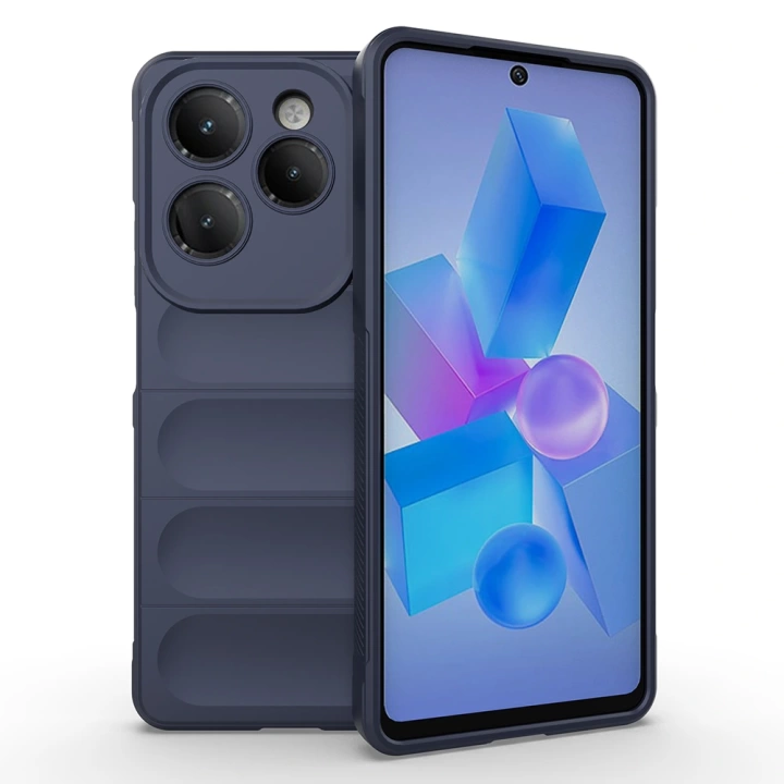 İnfinix Hot 40 Pro Kılıf Esnek TPU Oyuklu Arka Yüzey Tasarımlı Redclick Etnik Silikon Kapak