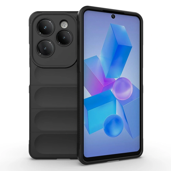 İnfinix Hot 40 Pro Kılıf Esnek TPU Oyuklu Arka Yüzey Tasarımlı Redclick Etnik Silikon Kapak