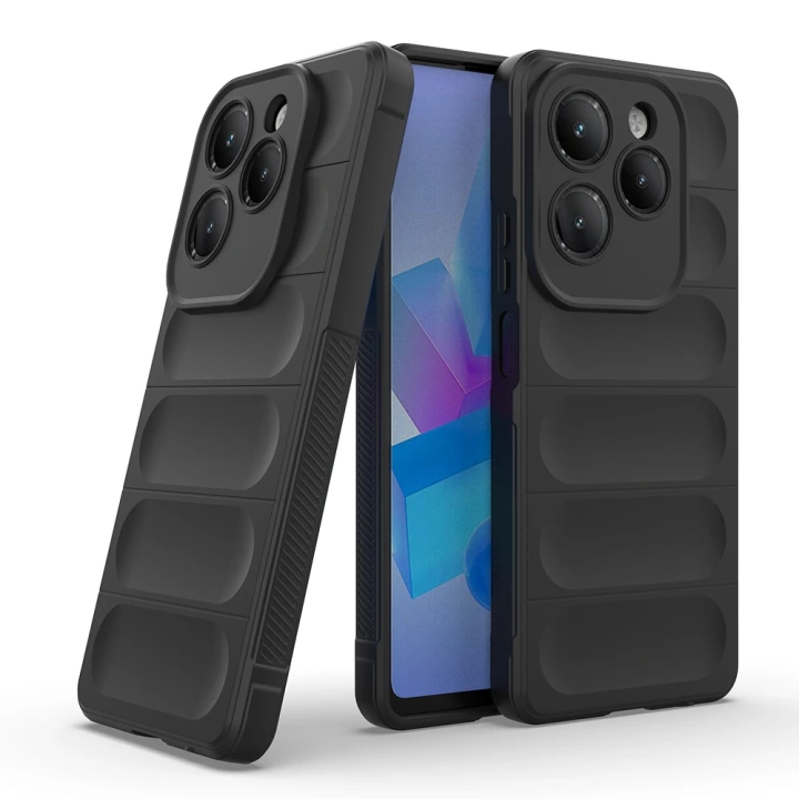 İnfinix Hot 40 Pro Kılıf Esnek TPU Oyuklu Arka Yüzey Tasarımlı Redclick Etnik Silikon Kapak