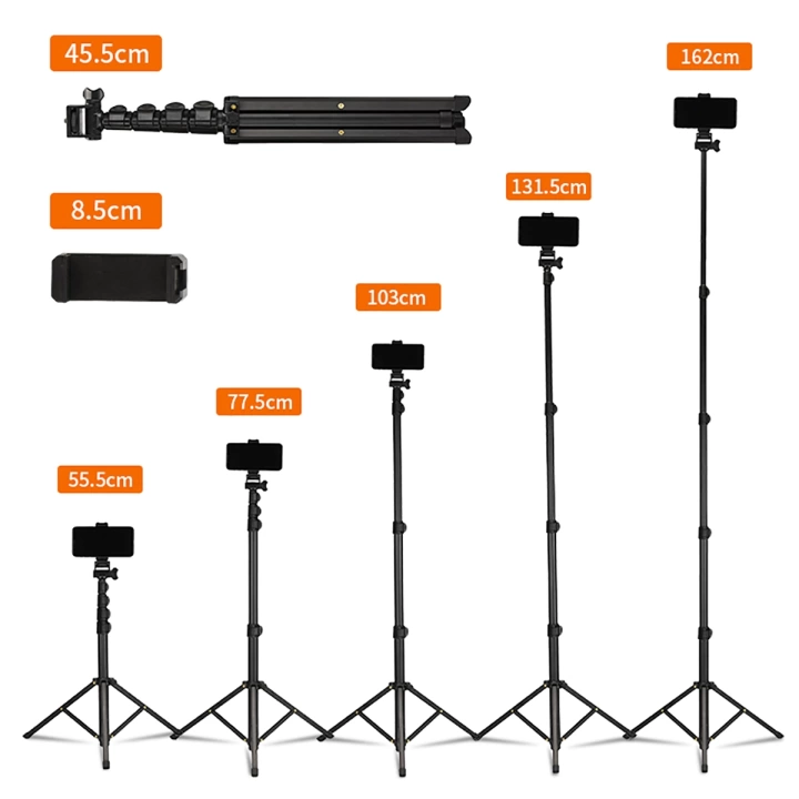 Jmary Mt-39 5 Kademeli 153cm Fonksiyonel 2 İn 1 Monopod 360 Derece Dönebilen Başlıklı Tripod