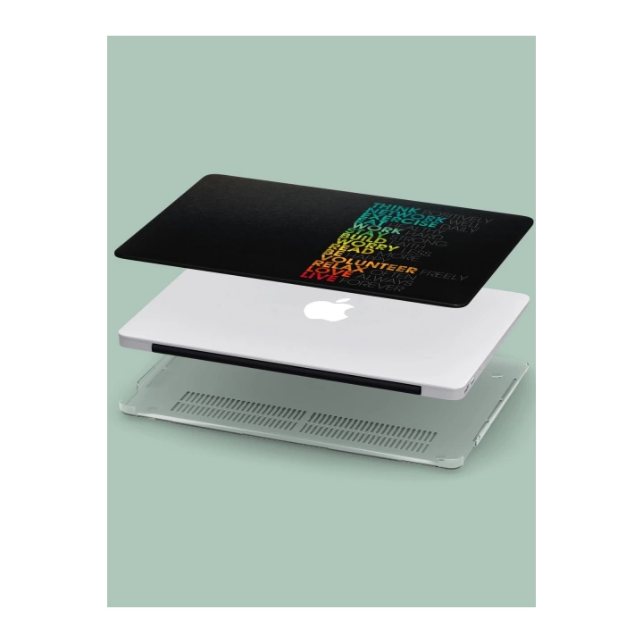Macbook Pro (M1-M2) Kılıf 13.3 Inç A2338-a2289 Uyumlu Kılıf Macvista 09 Koruma Kapağı Motivasyon