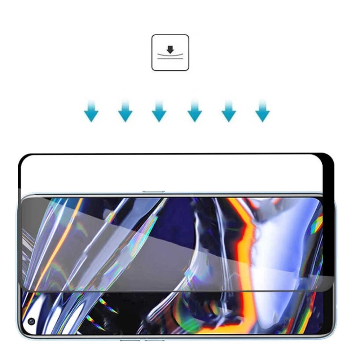 Oppo A54 4g Redclick Kenarları Kırılmaya Dayanıklı Cam Ekran Koruyucu