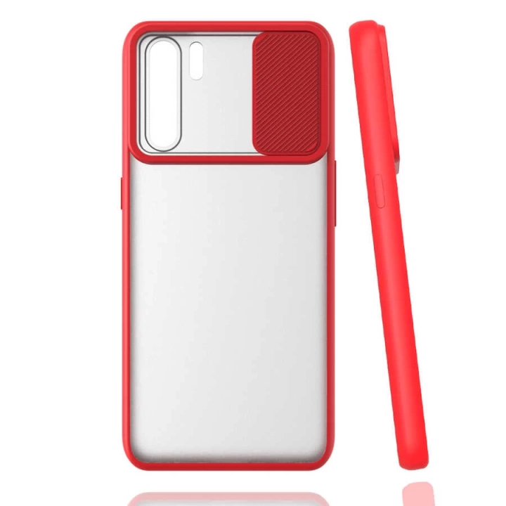 Oppo A91 Kılıf Redclick Lensi Kapak