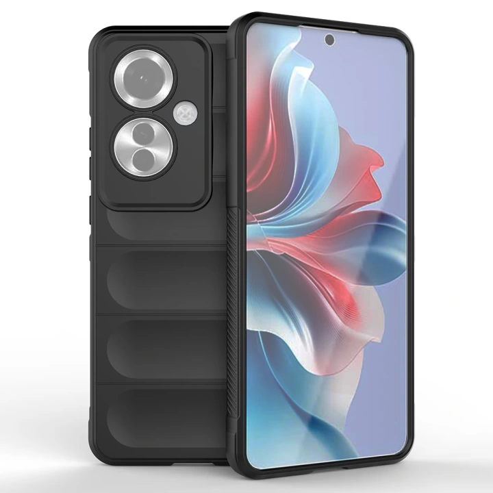 Oppo Reno 11F 5G Kılıf Esnek TPU Oyuklu Arka Yüzey Tasarımlı Redclick Etnik Silikon Kapak