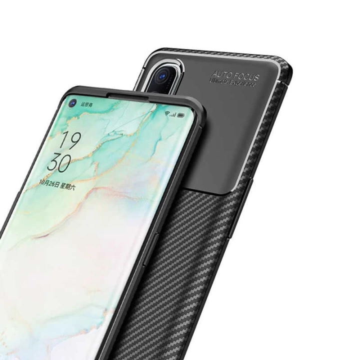Oppo Reno 3 Pro 5g Kılıf Redclick Negro Silikon Kapak