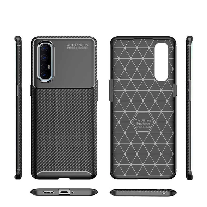 Oppo Reno 3 Pro 5g Kılıf Redclick Negro Silikon Kapak